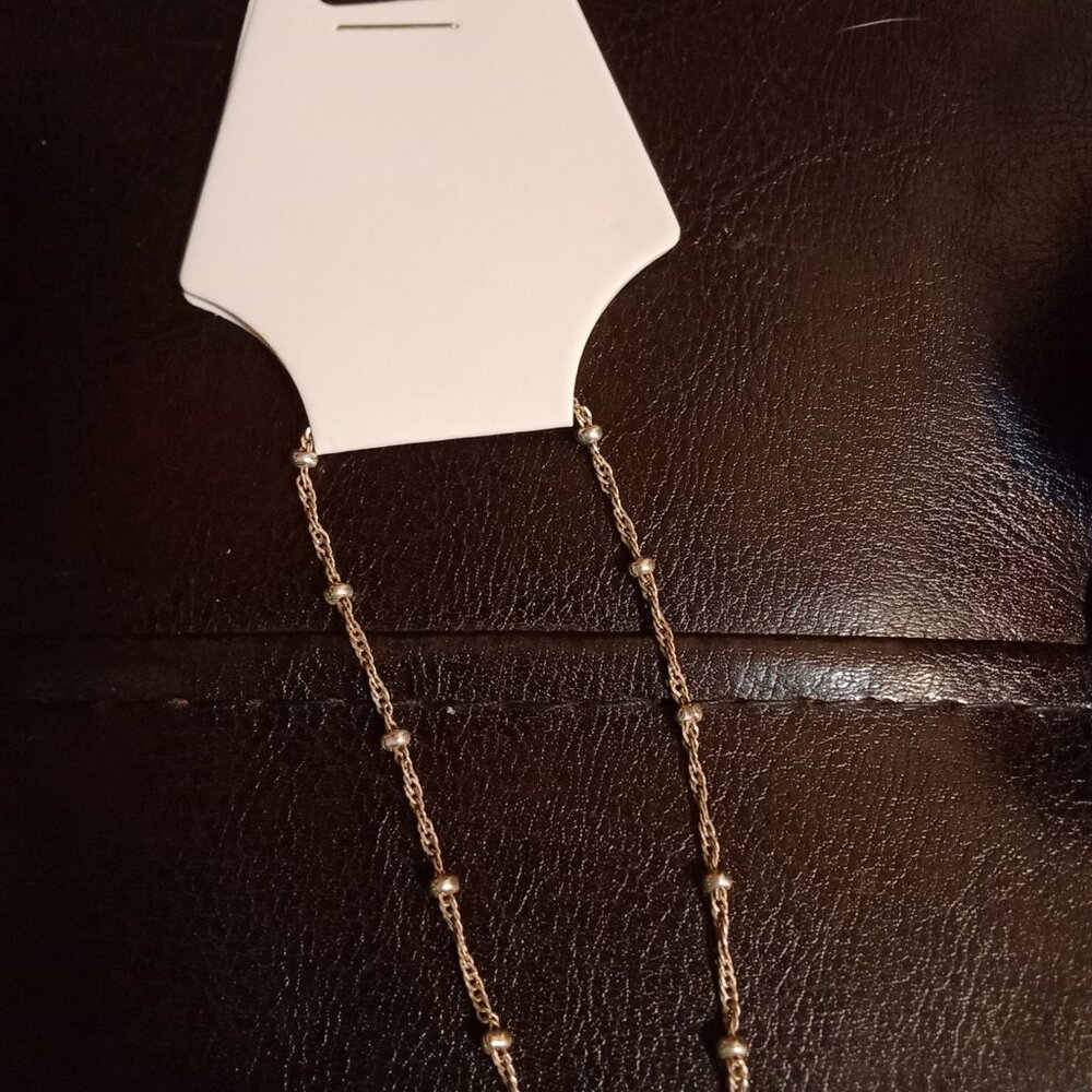 ✨ 925 Sterling Silver Italy Beaded Chain Bracelet – 12” ✨